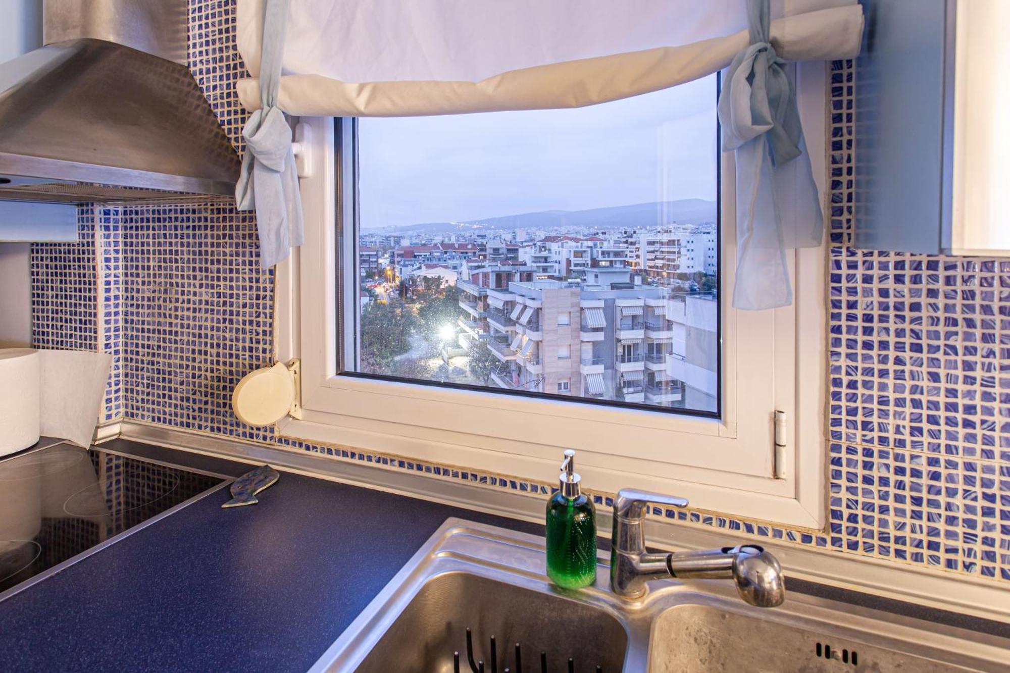 Celestial Garden-Thessaloniki'S Modern, Eclectic Penthouse With An Amazing View And Veranda Екстер'єр фото